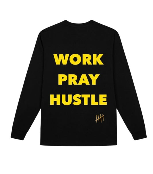 Oversized Work Pray Hustle T shirt